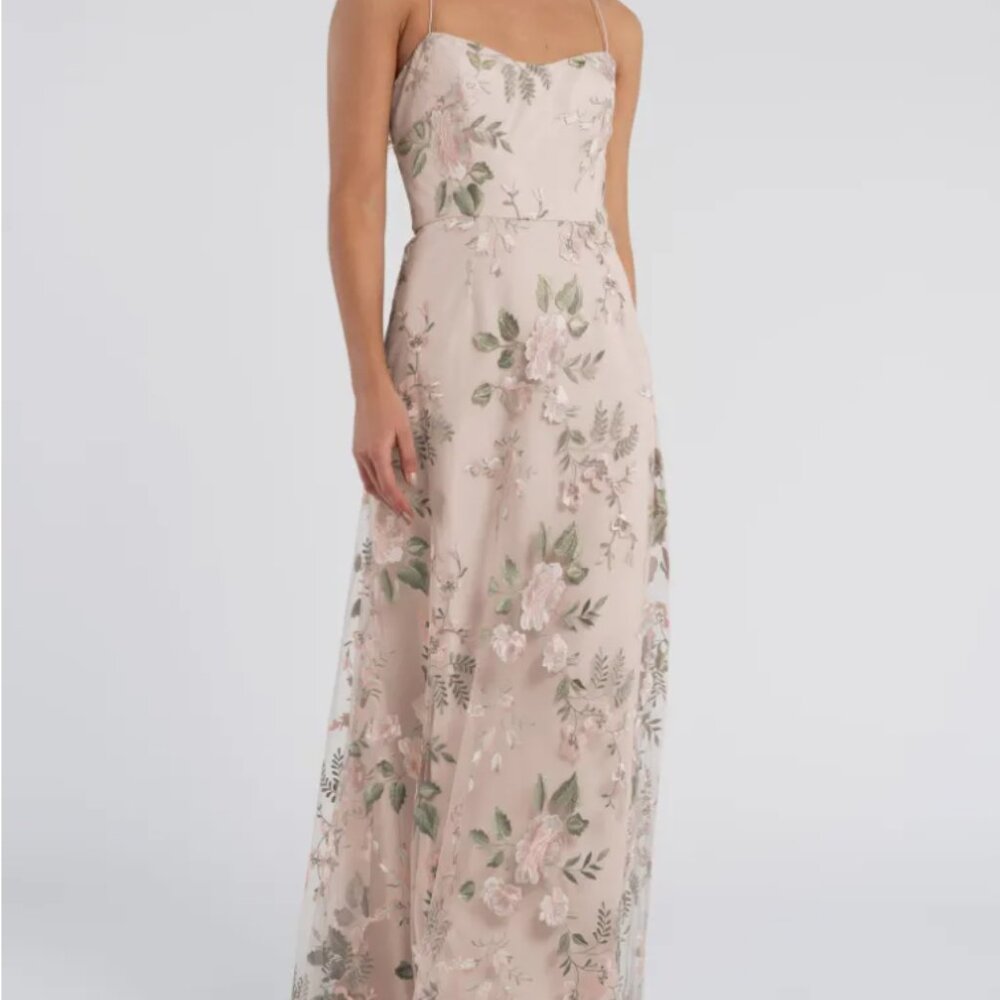 Jenny Yoo Drew Gown Enchanted Floral Blush